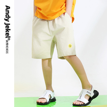 (Summer New) Childrens pants boy 50% pants pure cotton foreign medium Loose Slim Shorts 2022