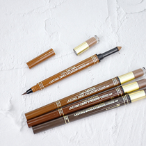 Japanese K-Palette1 DAY TATTOO ji fine anti-HALO stereo double head liquid eyebrow pen new