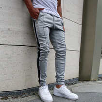 Spring Autumn Fitness Pants High Quality Elastic Casual Pants Mens Pants Sports Pants Mens Pants Gym Pants Fitness Room Training Pants