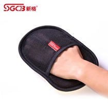 SGCB new car washing wool gloves Car cleaning bear support cleaning gloves Car cleaning supplies