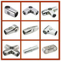 32mm pipe clamp Simple 25mm fixture Round pipe snap three-way joint Round elbow fixing clip Fashion metal