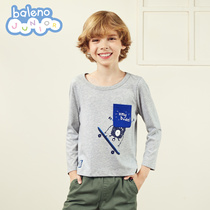 Benni Road childrens clothing leisure spring and autumn winter fun printing boys and children long sleeve t-shirt shirt cotton tide boy