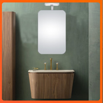Bathroom stainless steel mirror cabinet hanging wall-free toilet toilet toilet dressing cabinet simple modern