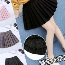 Girls Skirt 2021 Spring and Autumn Spring and Autumn Children Pleated Skirt Little Girl Childrens Clothing Four Seasons Short Skirt