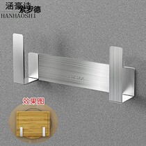 Free Punching Kitchen Wall-mounted Rolling Pin Placement Rack Hanging-lid Shelf Shelf Shelf shelf Water Pan Containing supplies