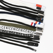 Mens and womens pants rope clothes pants drawstring round rope flat belt sports pants belt casual pants belt casual pants waist rope