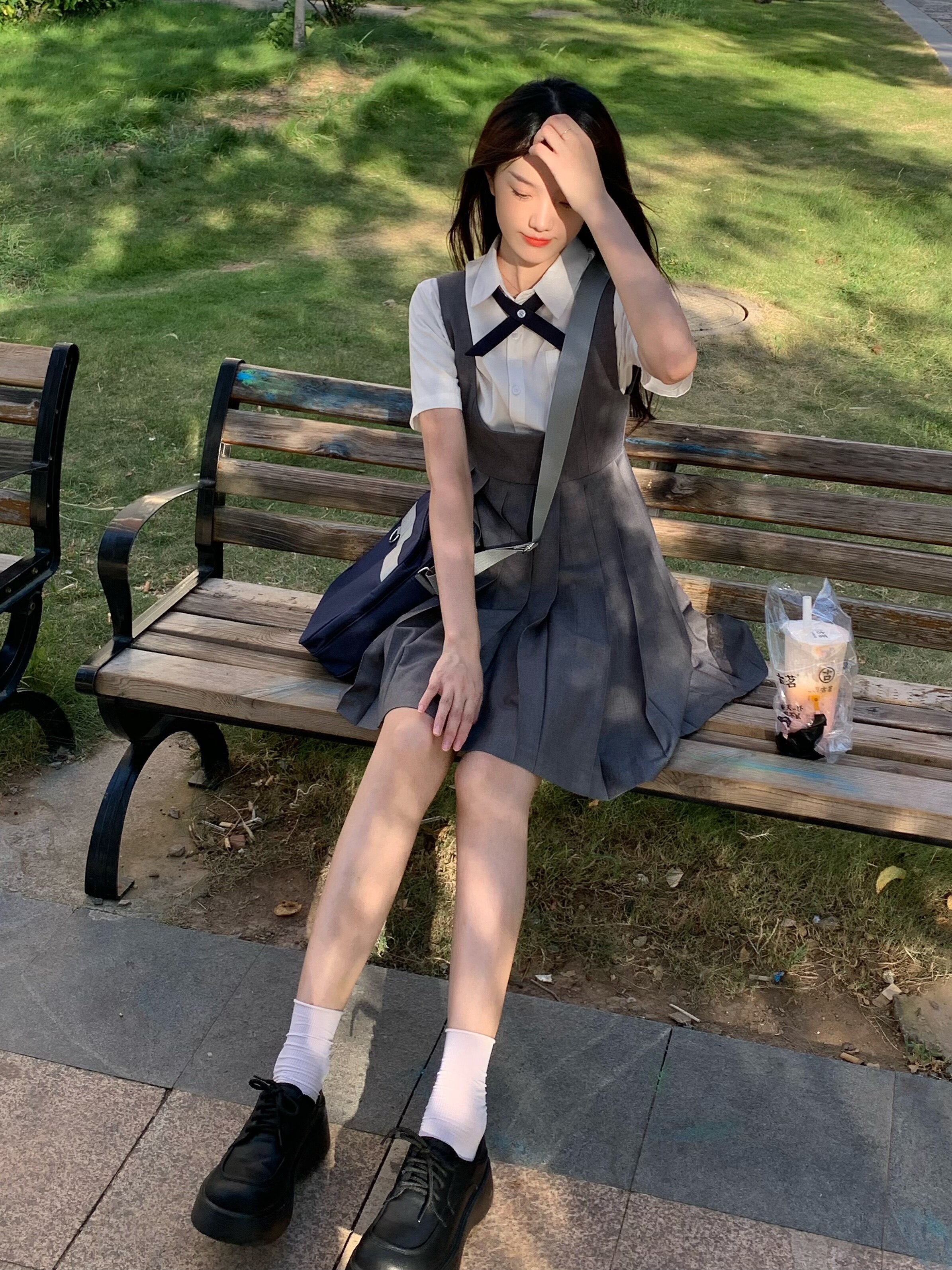 达芙妮春季厚底乐福鞋，英伦风厚底增高3-4cm小个子友好一脚蹬便捷