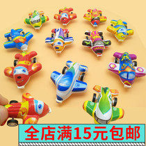 Childrens return car small plane mini model baby crawling toys kindergarten gift items 1 yuan wholesale 2