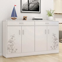 Dustproof wooden shoe cabinet Outside the door outside the door outside the home outdoor aisle Corridor corridor Multi-layer door wooden