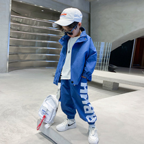 Boys' Spring Autumn Sportswear Set 2022 New Foreign Style Kids Handsome Clothes Boys' Flying Street Spring Wear Fashion