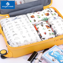 American eagle creek travel goods storage bag printed Travel multifunctional clothing storage bag finishing bag