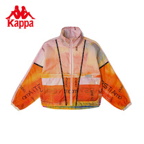 Kappa eggplant jacket womens spring summer sports cardio-hoodie 2022 new standout collar casual 100 hitch blouses