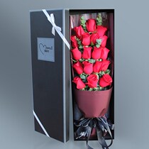 Rose gift box Shandong Zibo City Zichuan Zhoucun Boshan Linzi District Tongcheng Flower Shop Express Delivery to the door