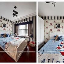 American Meritsch Imported Pure Paper Wallpaper Modern Simplicity About Red Sailing Wall Paper Mediterranean Childrens House Wallpaper