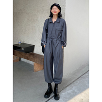 BAYUE August frock jumpsuit womens summer 2021 spring and autumn new jumpsuit fashion suit small man