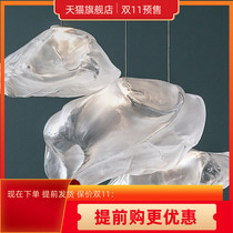 Restaurant chandelier simple modern atmosphere Nordic minimalist creative personality designer bar lamp glass lamp household