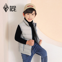 Black ice childrens clothing F9109 thick boys and girls winter down vest sports warm down stand collar outside wearing vest