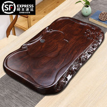 Whole ebony tea tray Solid wood household living room simple Kung Fu tea set Tea sea tray Imitation pear small tea table