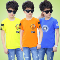 Boys short sleeve T-shirt summer clothes 2021 new primary school students Korean half-sleeve T-shirt children casual top 5