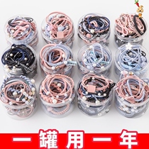 Childrens rubber ring Girls net red cute hair ring headdress small fresh leather case Simple tie head Sen womens hair ring wild