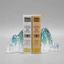 Modern Nordic American Feng Shui Strokes of the Book by Pendulum New Chinese Book House Office Book Stalls Soft Adornment