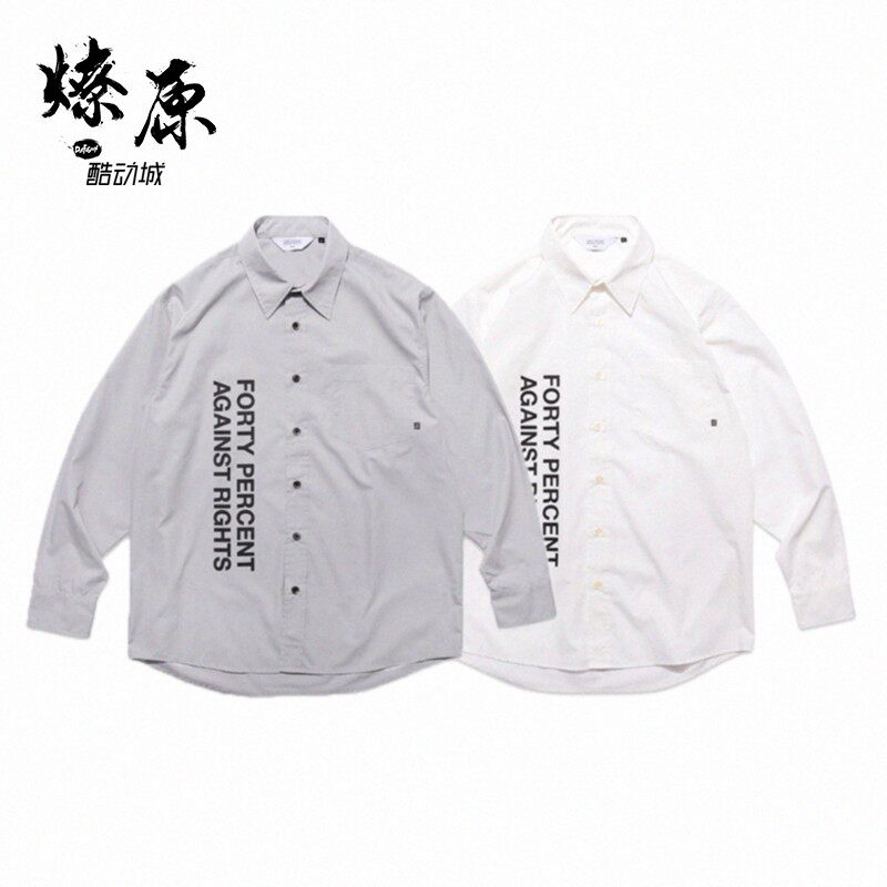 forty percent against rights fpar broad shirt ls 18FW shirt (1999) - 2000