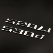 Suitable for BMW five-series car logo 520535 523 530 540 525 528Li rear displacement digital labeling