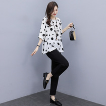 Summer sports casual fashion suit women 2021 new temperament weight younger sister Conspicthin Minus two sets in summer