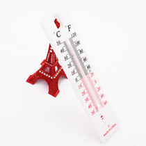 Thermometer indoor straight plate plastic thermometer greenhouse temperature measuring mercury thermometer one yuan shop two yuan store stalls