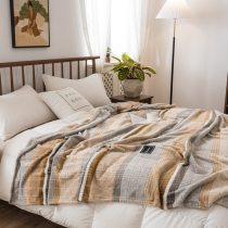 Summer thin blanket bed with single afternoon nap blanket Coral Flannel Flannel Blanket Cover Quilt Air Conditioned By Thin Blanket