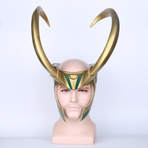 Man show Thor 3 Loki helmet cos headgear mask cosplay movie with the same prop male Halloween