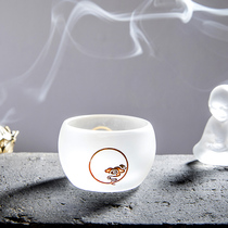 kanpura Jinxiang handmade crystal glass Kung Fu tea cup Master cup Tea set Single cup Single small tea cup