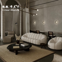 Caesar Branca sloth Bart Double sofa Modern minimalist light extravaganza Casual Sofa Designer style