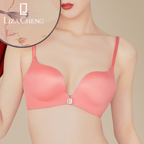 Liza cheng diamond jewelry series without steel ring glossy glossy small chest bra three-dimensional underwear women LB0989