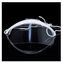 Plastic Transparent Mask Catering Special Food Hotel Rear Kitchen Hotel Anti-Fog Spat With Smile Mask Chef