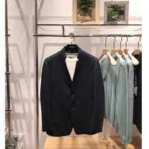 2020 Casilotti 100%wool mens business casual stand-up collar autumn and winter woolen suit