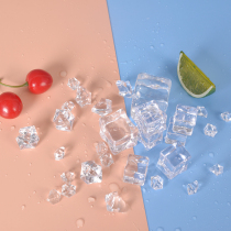 Simulation of large ice cubes photo background shooting auxiliary props photography ornaments simulation acrylic ice props