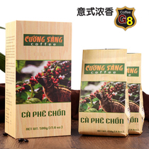 Vietnam imported mink dripping coffee powder 500g pure ground black coffee Italian strong cat shit gift box