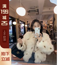 XUELI Sydney womens Finnish imported fox fur coat Womens Light luxury BAO WEN noble young fur coat