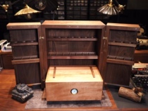 Large pipe cabinet North American black walnut Brazil Cedar Origin Solid Wood Manufacturing Place luxury high-end elegance