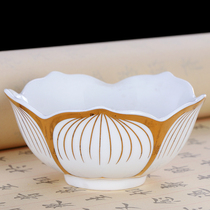 Xi Manti Ceramics Lotus for a Bowl Living Room Dedicated to Painted Sketching for a Bowl Big