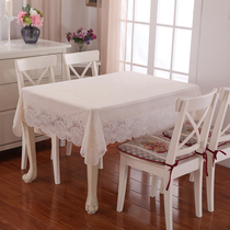 Imported rose PVC tablecloth waterproof table cloth square rectangular plastic tablecloth European lace tablecloth
