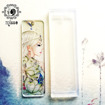 miss small morning blank bookmark mold high permeability silicone mold drop glue mold hand mold