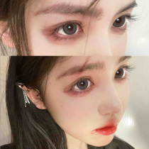 Milk Bag Grey Mei Pupil Half Year Throwing Size Diameter Year Throwing Women 2021 new Runpupil contact lenses Day throwing JL