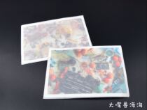 2 pieces Ourong postcard test tube perfume Promise Uron Chixia Orange Orange Light Love Pomace 1 7ml