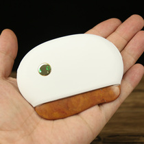 Stone-needle scraping plate facial face scraped face tight to beauty heating instrument electric shock massage