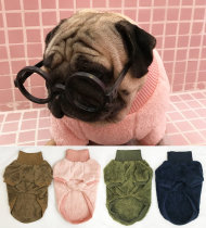 Bago Dava plus velvet clothes pet fat dog bullfighting clothes dog plus velvet autumn and winter clothes plus velvet warm clothes tide