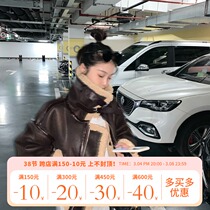 Summer home 2021 Autumn winter new leather clothes lamb plush jacket female fur integrated locomotive clothes thickened jacket