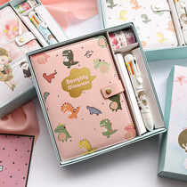 Girl heart Hand Book simple primary school students cute Net red set gift box notebook notebook diary gift