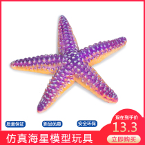Simulation marine life starfish toy echinoderm model solid plastic Children Science Education boy cognitive gift